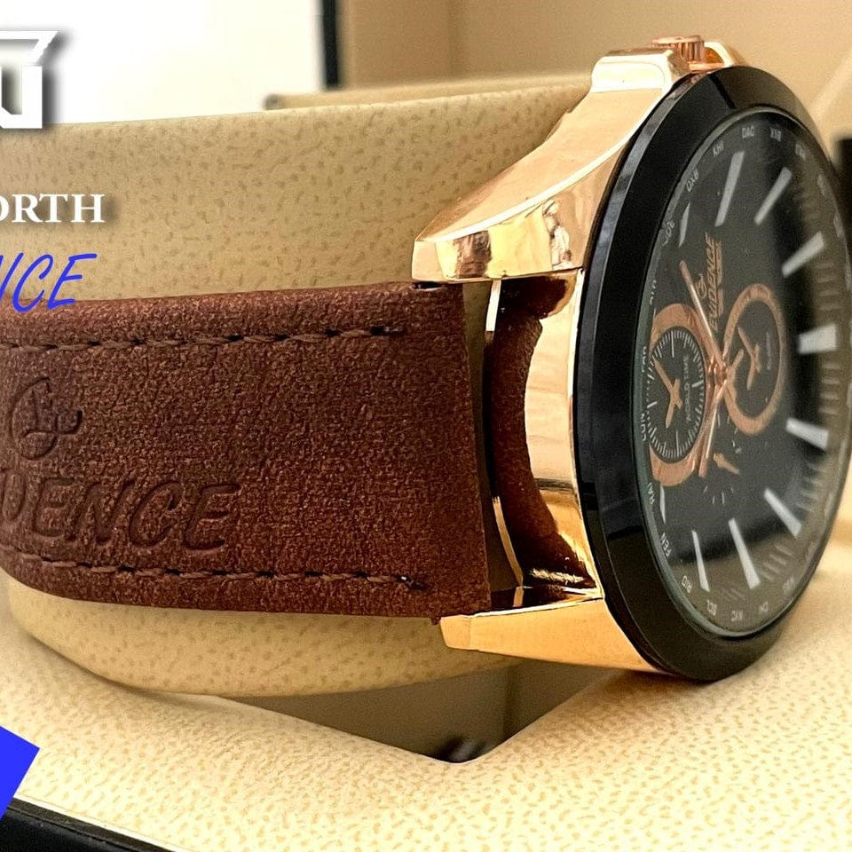 Time Worth Evidence Stylish 3 Color Leather Strap Watch