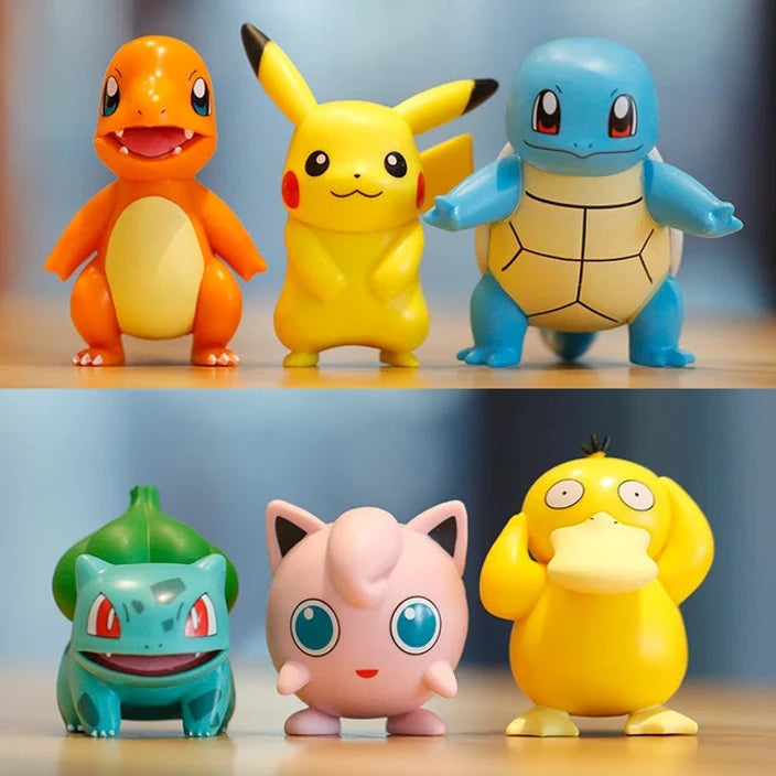 Pokemon Action Figures – 8cm [Set of 6]