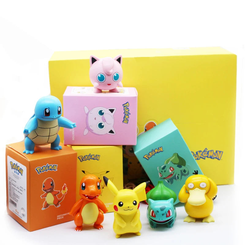 Pokemon Action Figures – 8cm [Set of 6]